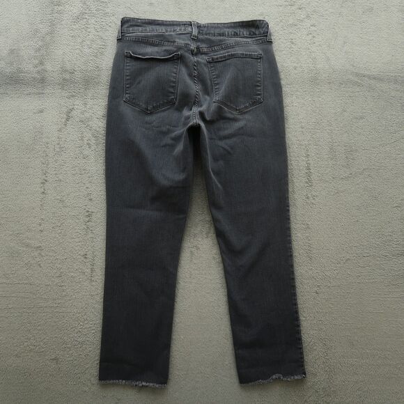 Not Your Daughters Jeans NYDJ Women's Size 8 Gray Mid-Rise Cropped 25" Inseam - Picture 13 of 16